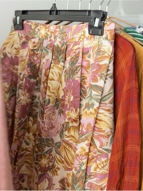 Vintage Talbots Floral Skirt